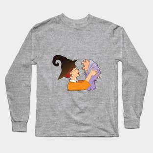 Little Pig and Witch Long Sleeve T-Shirt